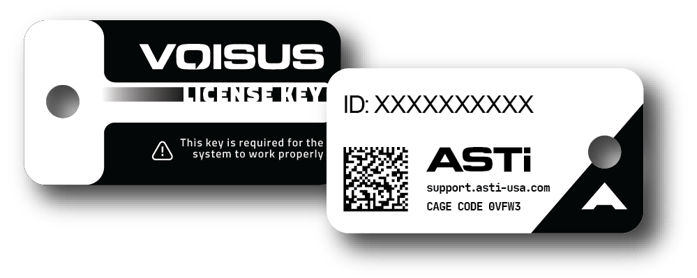 USB License Key ID Tag for Voisus